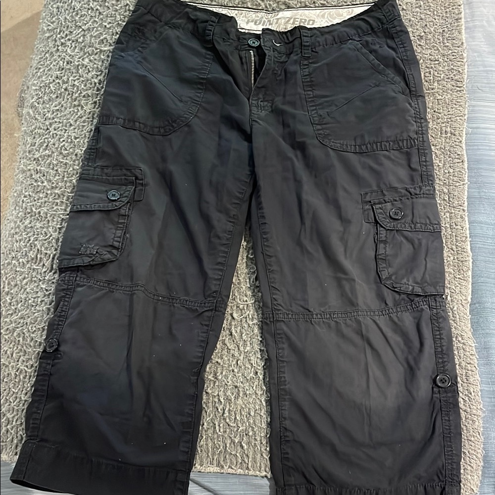 Black Cargo Pants size 8